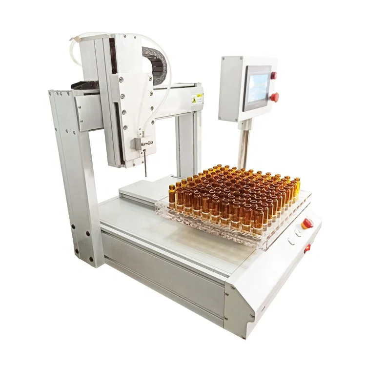 Automatic Nucleic acid detection reagent 0.3ml 0.5ml test tube filler filling machine with ceramic pump