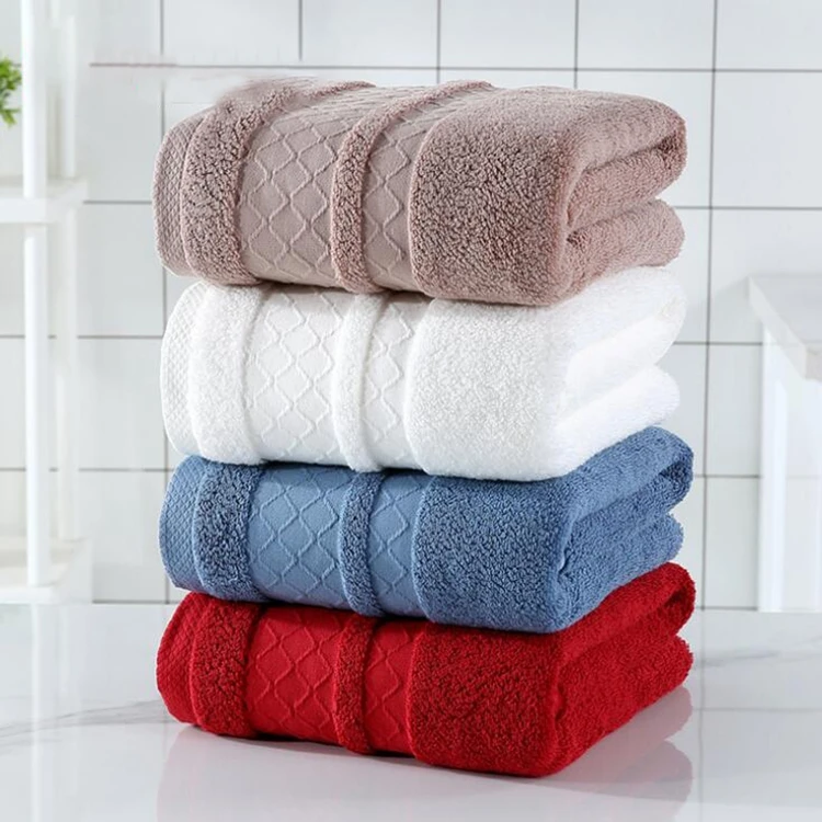 Amazon hot sells adult towels Hebei Gaoyang Towel manufacture bathrooms salon spa 100% cotton bath hotel towel