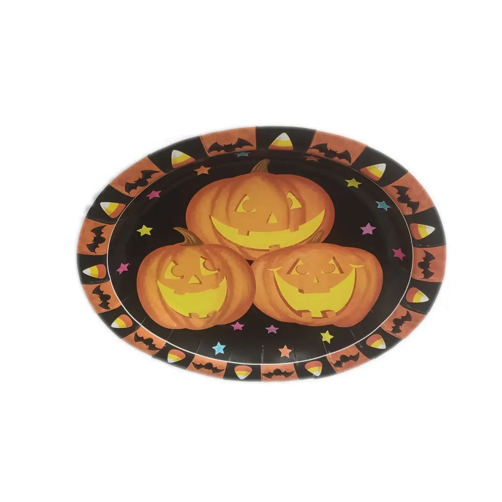 Halloween party use paper plate disposable paper plate
