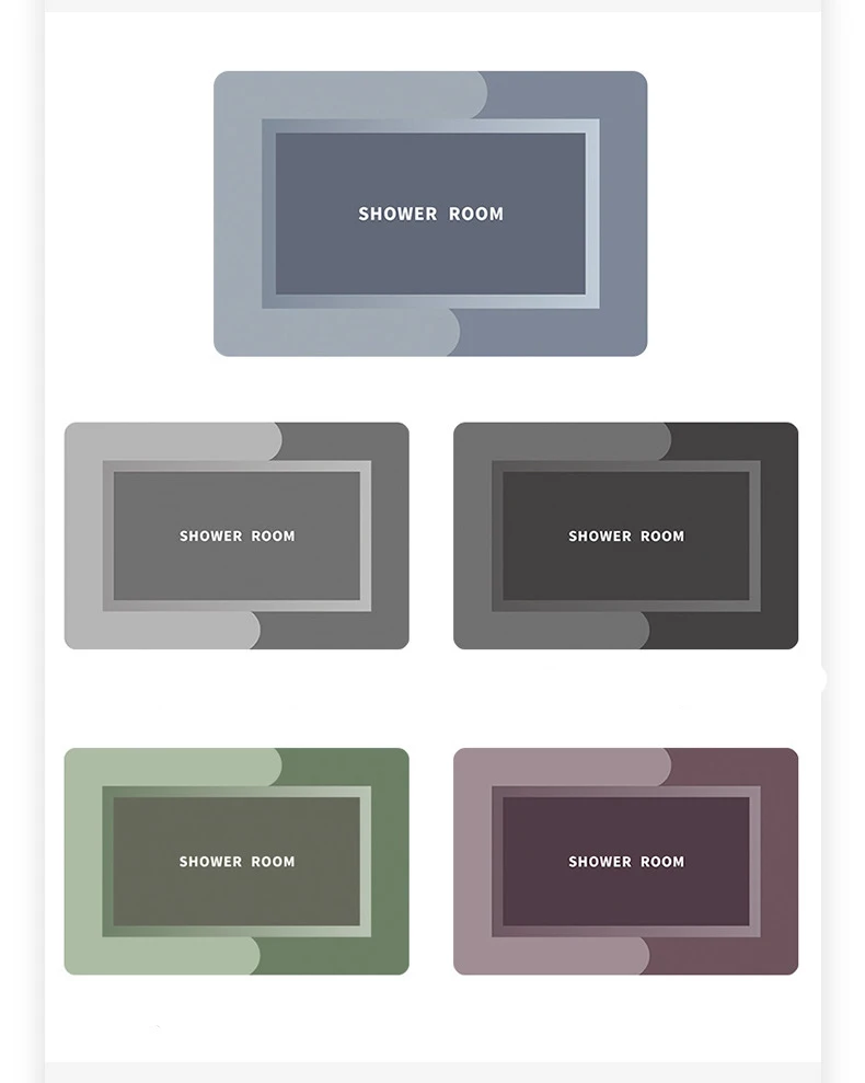 Bathroom Mat Super Absorbent Rug Bath Non Slip Floor Mats Easy To Clean Alfombras Para Doormat Kitchen Area Rugs