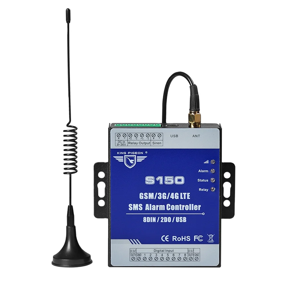 S150 профессиональное реле дистанционного управления gsm с 8DI 2DO переключателем вкл/выкл