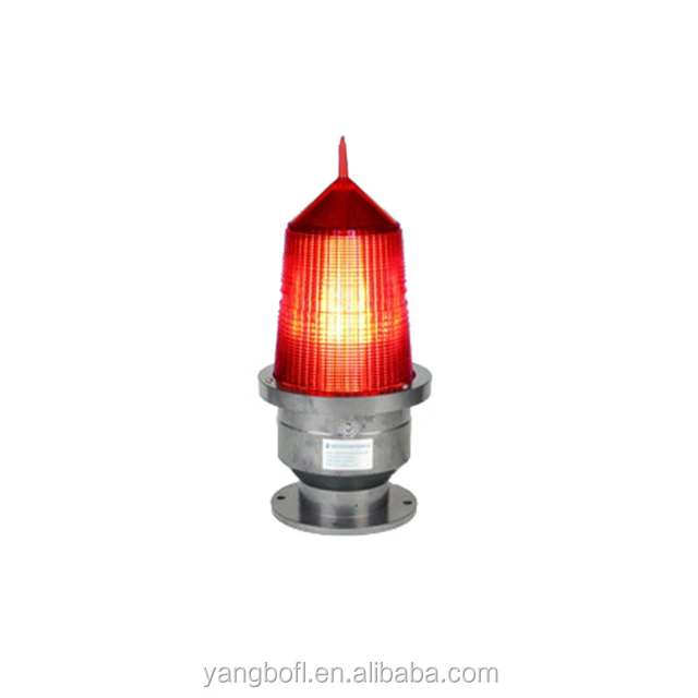 Red White DC 12-48V AC220VIP65 Aerodrome Led Aviation Obstruction Lights for Tower Cranes, Wind Turbines