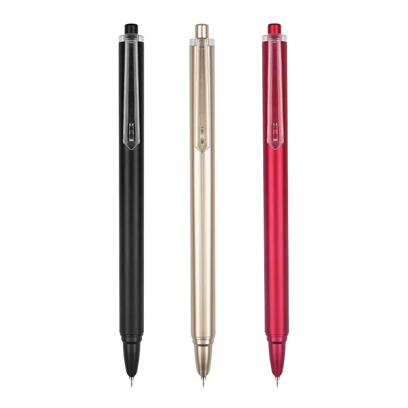 High appearance level pen students with calligraphy practice can replace ink sac dark tip 0.38mm press press pen