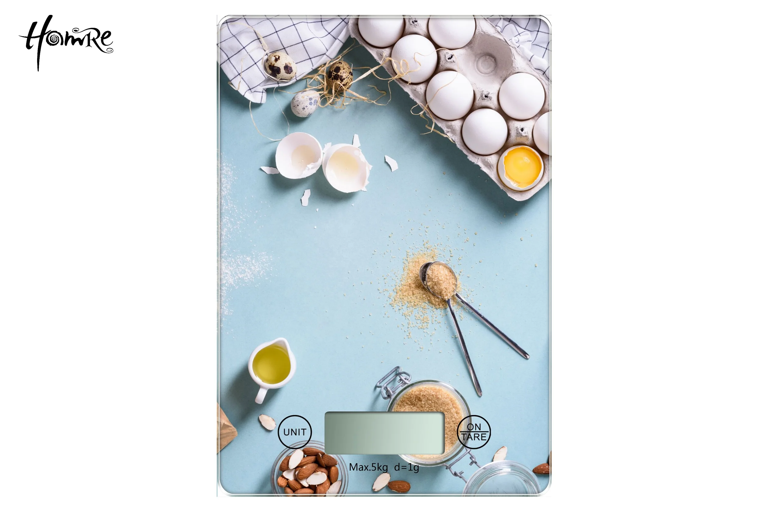 kitchen measuring scale digital kitchen scale electronic colorful multipurpose precise glass waterproof rectangle scale