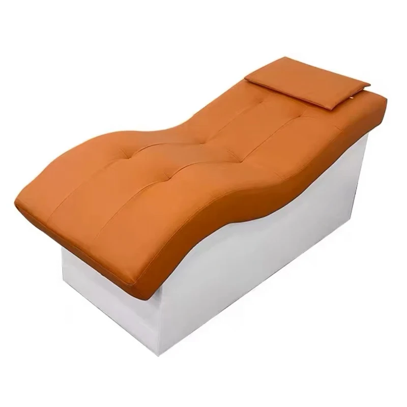 Massage Table Modern Luxury Salon Curved Lash Stretcher Bed Beauty Bed For Ergonomic Eyelash Facial Beauty Bed