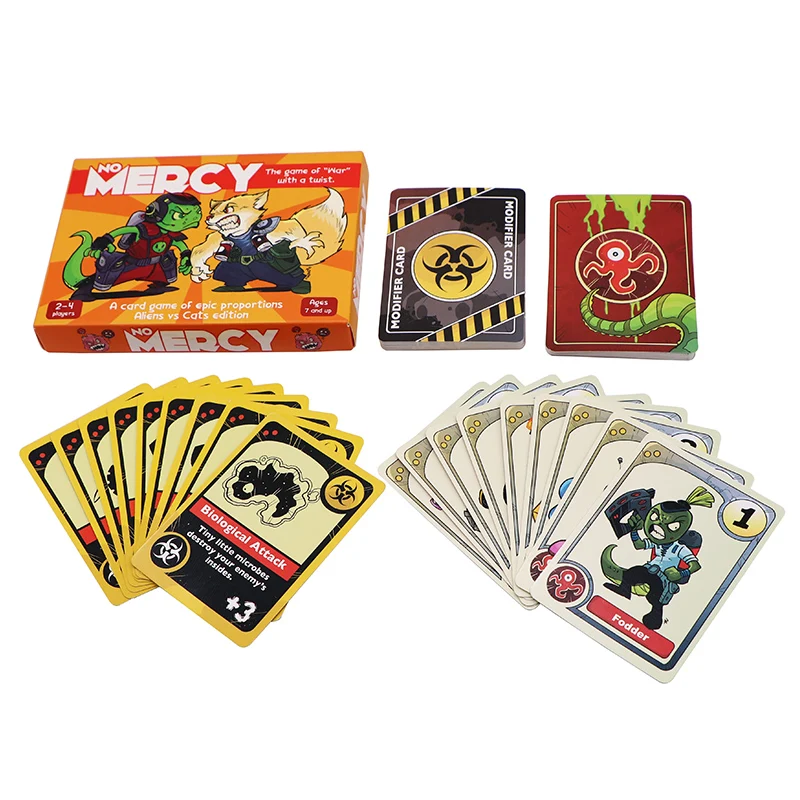 Printed Game Card Wholesale Bulk Full Color As Your Requirement Custom Printing Paper Box Cardboard Board Game