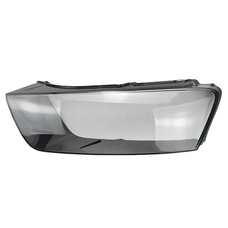  PORBAO new style black border transparent headlight glass lens cover for Q3 (16-18