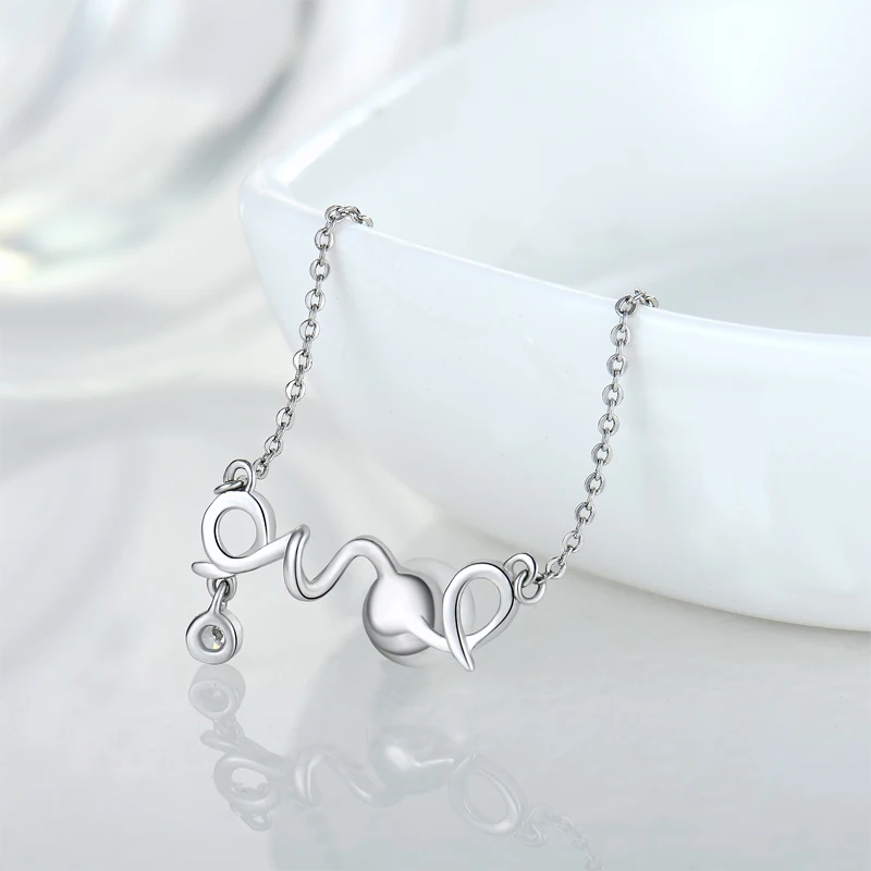 2022 Wholesale Custom Trendy Women Rhodium Plated 925 Sterling Silver Real Dainty Natural Pearl Necklace With Fresh Water Pearl
