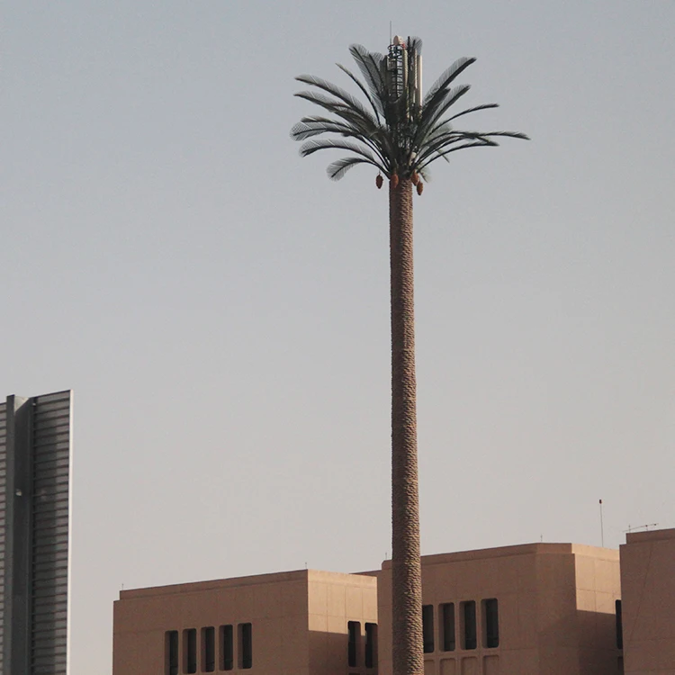 Artifical Antenna Communication Monopole Telecom Palm Bionic Disguise Tree Pole Tower