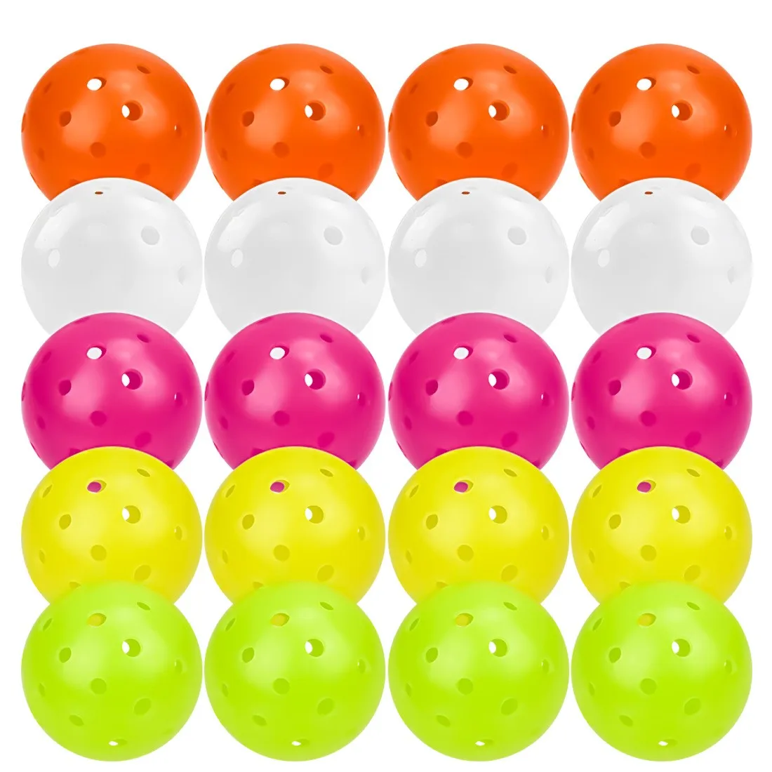 Rotational Molding Process Custom High Quality Durable Indoor Outdoor 26 Hole 40 Usapa Approved Pickleball Balls