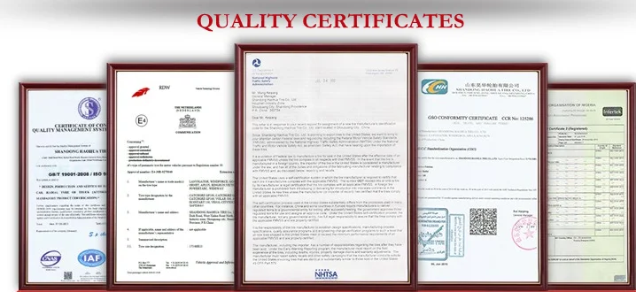 Tire Certificate-1