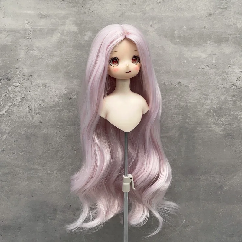 Wig Customize 1/6 BJD Wigs 15.5-17.5cm Head Circumference Fit For Minifee Doll Hair 7 inch head doll tress dolls accessories