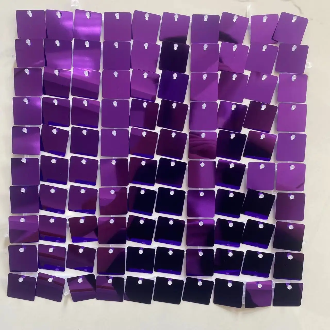 30*30cm Sequin Stage for Wedding Background Wall Cross-Border Bright Square Translucent Plate Frame Party Decorations