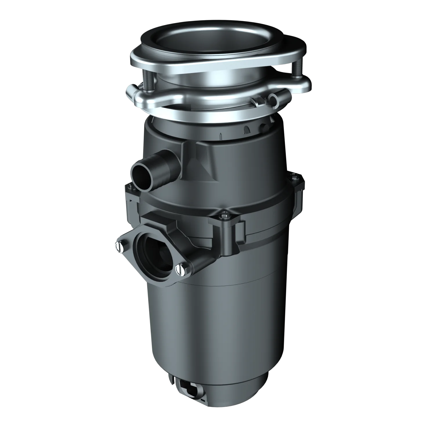 Wasteclean 1/2Hp 370w Food Waste Machine with 3-Level Grinding System kitchen food waste disposer,EZ Mount Flange SYS