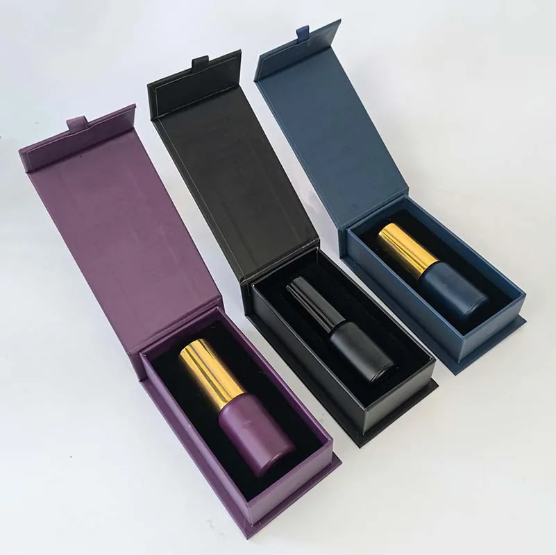 New 2024 hot sale luxury paper tube box paper Magnetic suction box for perfume essential oil Luxury advanced