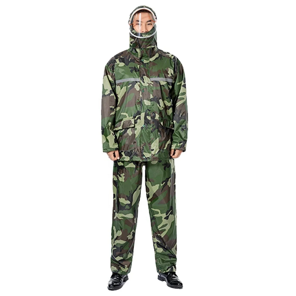 Водонепроницаемая непромокаемая куртка из ПВХ 100% полиэстера, эластичные брюки, оптовая продажа, дождевик