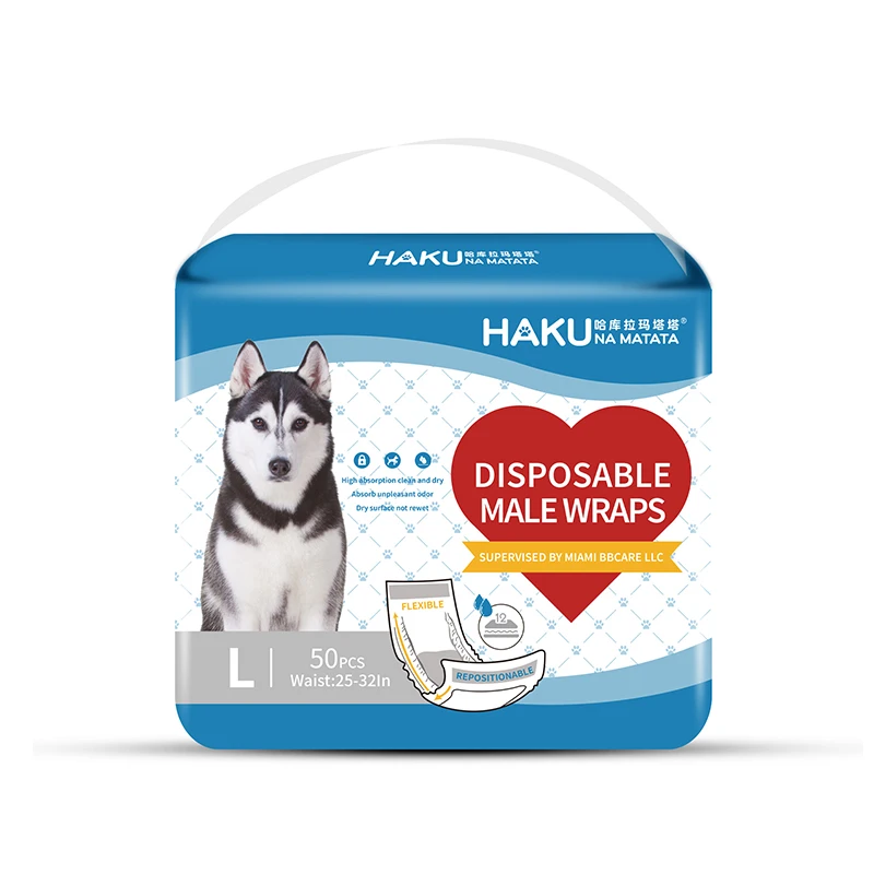 NB S M L XL Absorbent Pet Diapers for Male and Female Dog Leak Protection Disposable