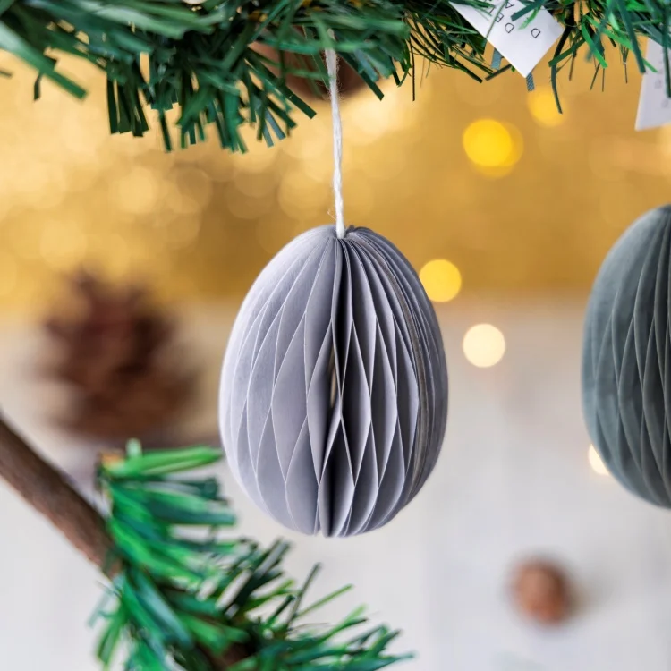 OEM Premium Reusable Christmas Paper Decorations Honeycomb Paper Indoor Xmas Tree Home Decor for Christmas Decorations