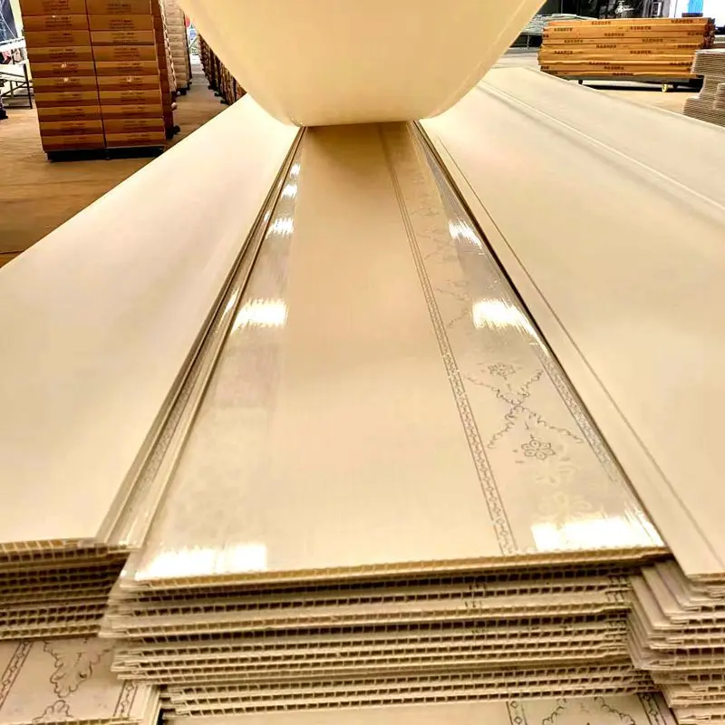 High Quality White PVC Wall and Ceiling Panel for Home Decor 10mm Thick Waterproof Plastic Tiles