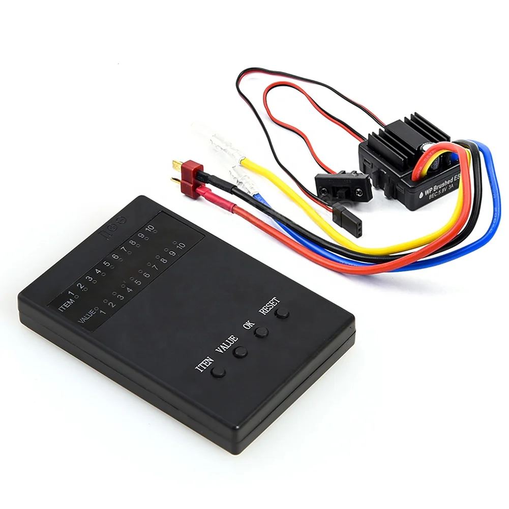 1/10 1/8 WP гусеничная щетка 80A ESC Водонепроницаемый Электронный регулятор скорости с программной картой для RC автомобиля