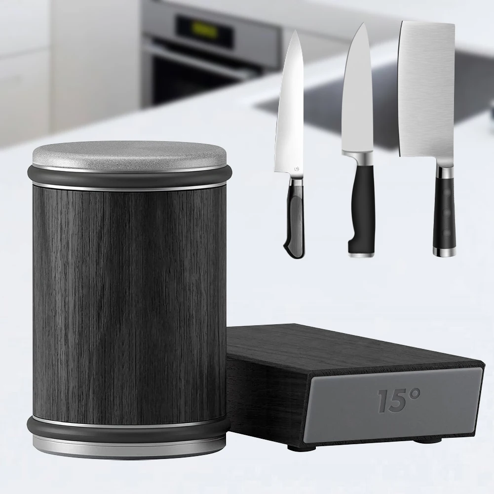 2024 Kitchen Detachable Sharpening Stone Kit Manual Diamond Rolling Knife Sharpener Set for Knives