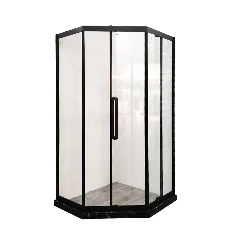  Best Price sound insulation hollow glass aluminum bathroom sliding