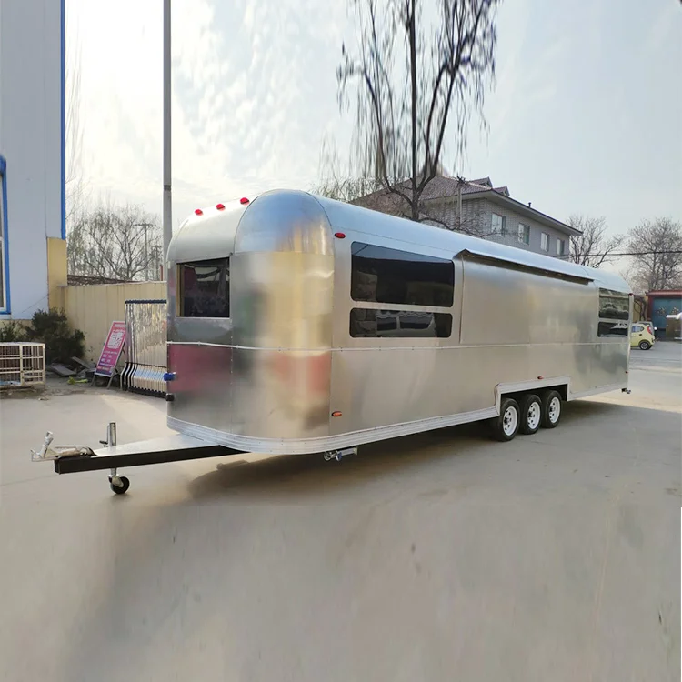 Best Price Grill Fryer Professional Food Vending Trailer Ice Cream Cart Street Mobile Kitchen Airstream Food Trailer