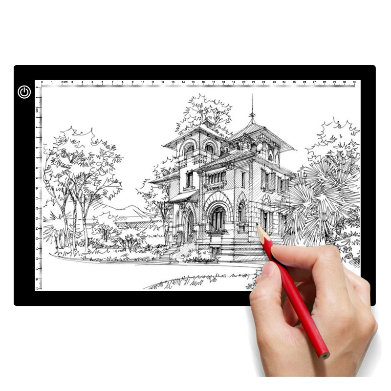 
A4 Hot Sellers new smart electronic luminous led adjustable drawing Tracing light box A3 A4 led light pad 