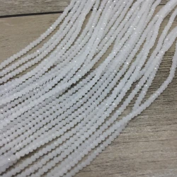 1mm &2mm tiny crystal rondelle  glass  faceted beads for jewelry making jewelry accessories