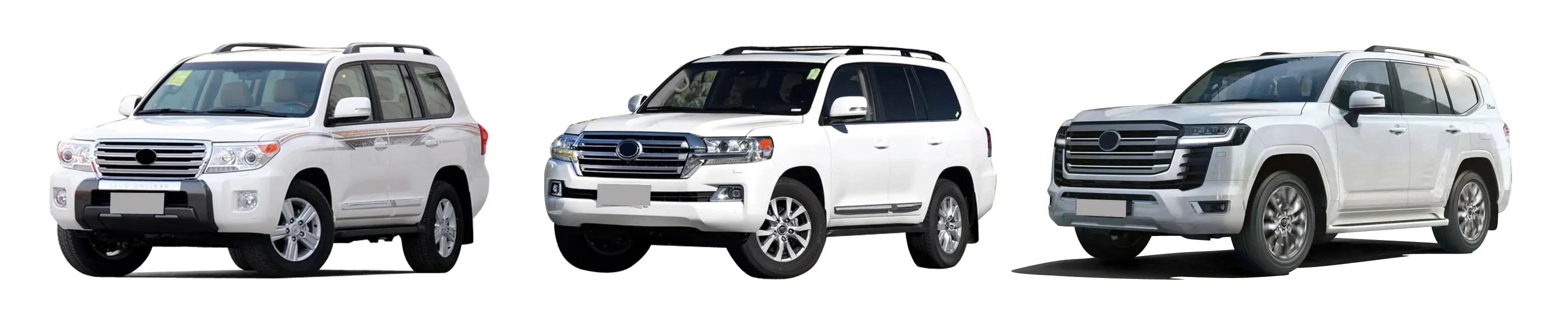 2008-2021 to 2021 Bodykit for Toyota Land Cruiser LC300 Car Bumpers
