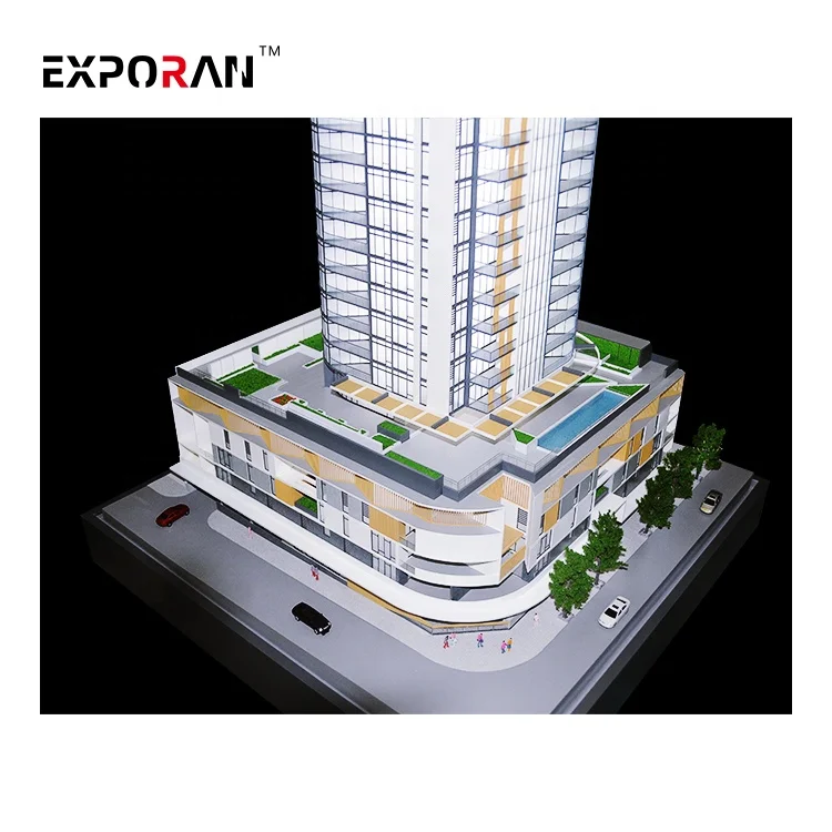 Refined real estate building model for real estate sales