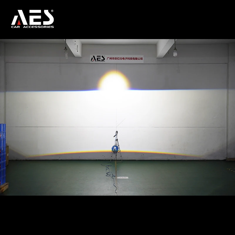 FX Double Laser Fog Lights Projie HID Bi-LED Projector Lens 5500K  Halogen & Xenon Headlights  Car Light Retrofit Waterproof For