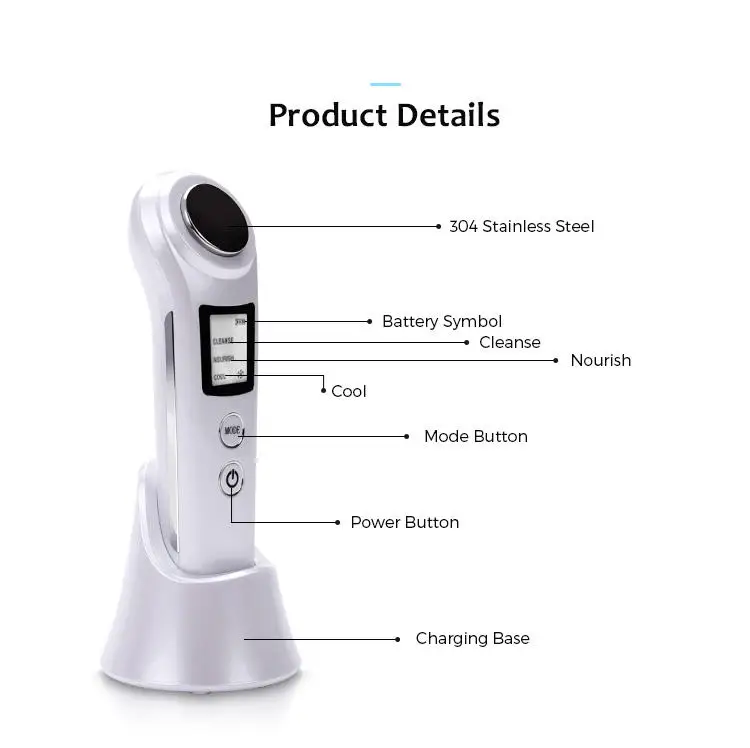 2024 New Product Face Massager Device Facial Rejuvenation Wrinkle Remover Face Lifting Skin Care Beauty Machine Home Use