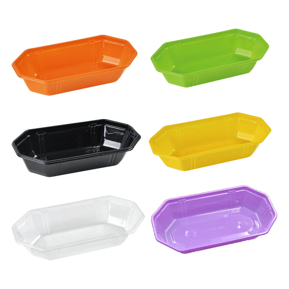 Custom Blister PET Plastic Mushroom Packaging Tray Disposable Food Grade for grape Supermarket Vegetable Mushroom Takeaway