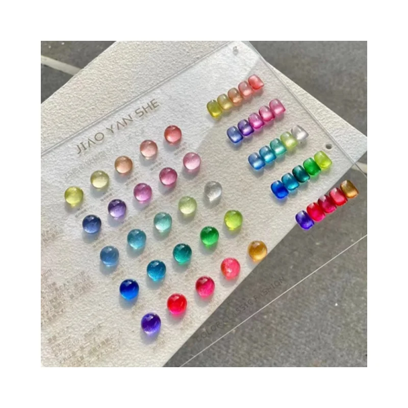 Набор блестящих гель-лаков для ногтей