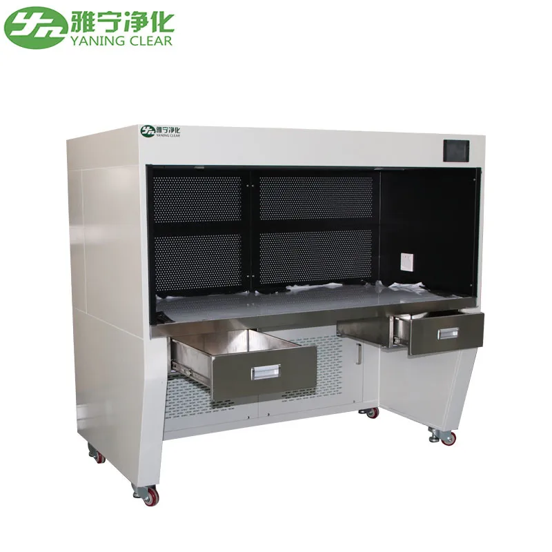 YANING ISO5 Lab Horizontal Laminar Flow Hood with Hepa Filter Laminar Flow Cabinet Clean Bench