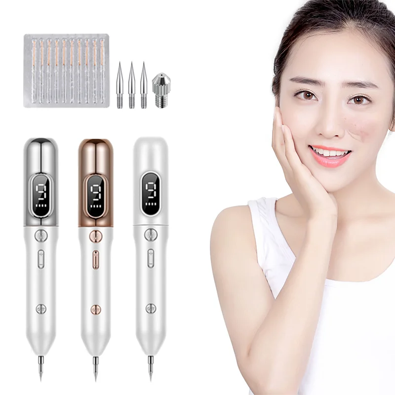 9 Speed Levels Wart Dot Dark Spot Mole Tattoo Plasma Removal Pen