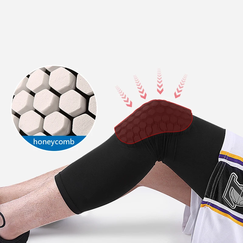 Sports Knee Protection Pads Honeycomb Basketball Football Protective Leg Sleeves