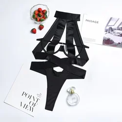 Striptease nightclub style extreme temptation hollow strap open back sexy one-piece suit