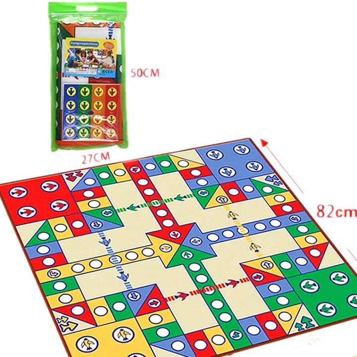 Educational Funny New Big Family Flying Chess Parent-Child Crawling Carpet