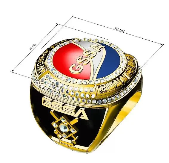 Tournament Customize Youth Baseball Championship Rings