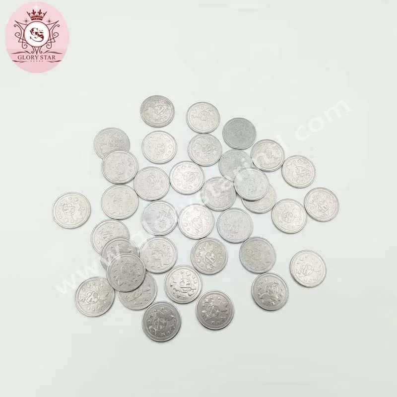 Gumball/toys/ claw game machine metal coin operated vending machine arcade token coin Wholesale customized token