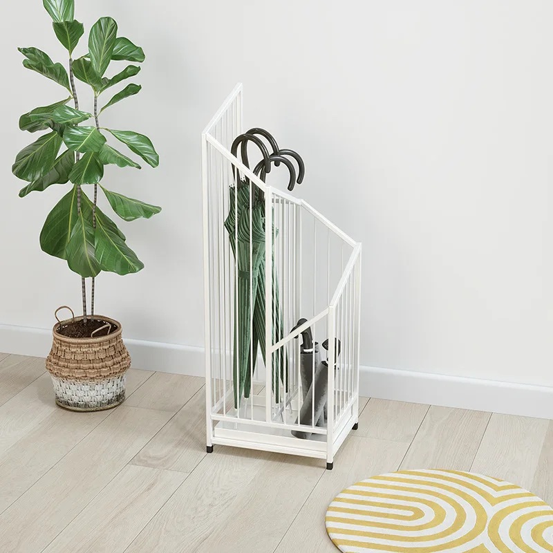 Wholesale Fashion Modern Simple Umbrella Holder Rack Hotel Office Hall Entrance Furniture Antirust Iron Umbrella Stand