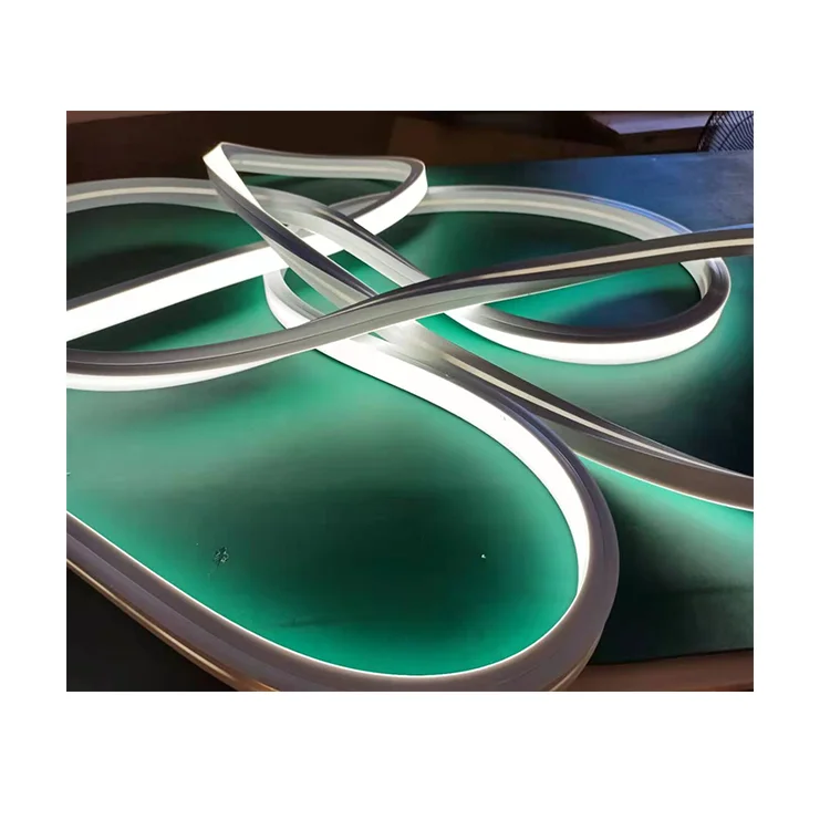 High Quality Cool White Color Light Strip Bendable Flexible Silicone Lens Led Strips