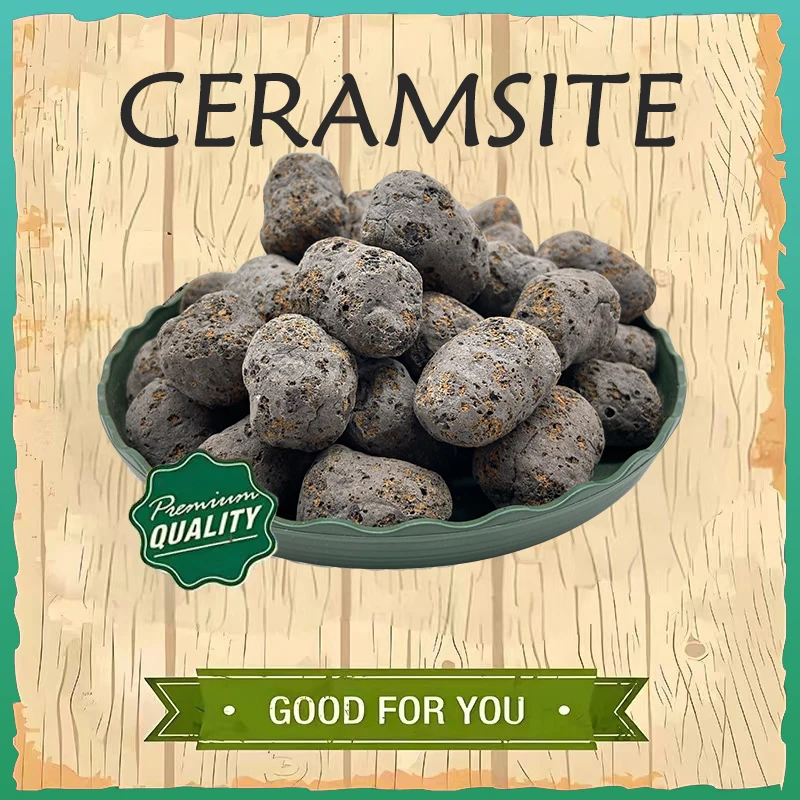 Hot Sale Natural Agricultural Ceramsite Clay Pebble Stone Expanded Grow Brown Stone 8-12mm