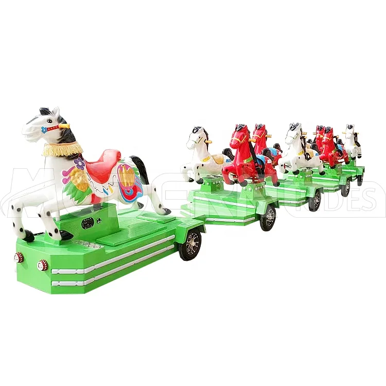 Other amusement park products kids ride on train park attraction electric train for kids