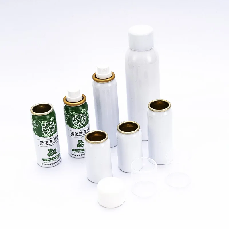Wholesale new design  spray fill empty aerosol can 50ml empty aluminum aerosol can