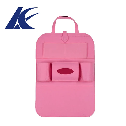 
Multipocket Felt Back Seat Beverage Book Toy Diaper Organizer Bag/ Wider Use Car Back Felt Seat Storage Organizer 