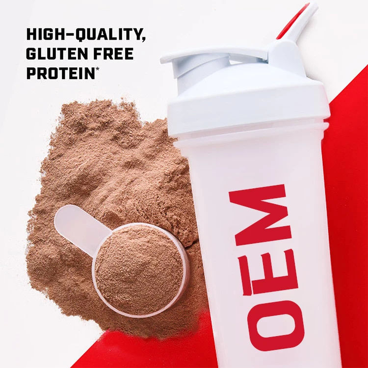 Oem Production and Custom Logo Muscle Protein Supplement Nutritional Protein High Content Immunity Whey Protein Powder