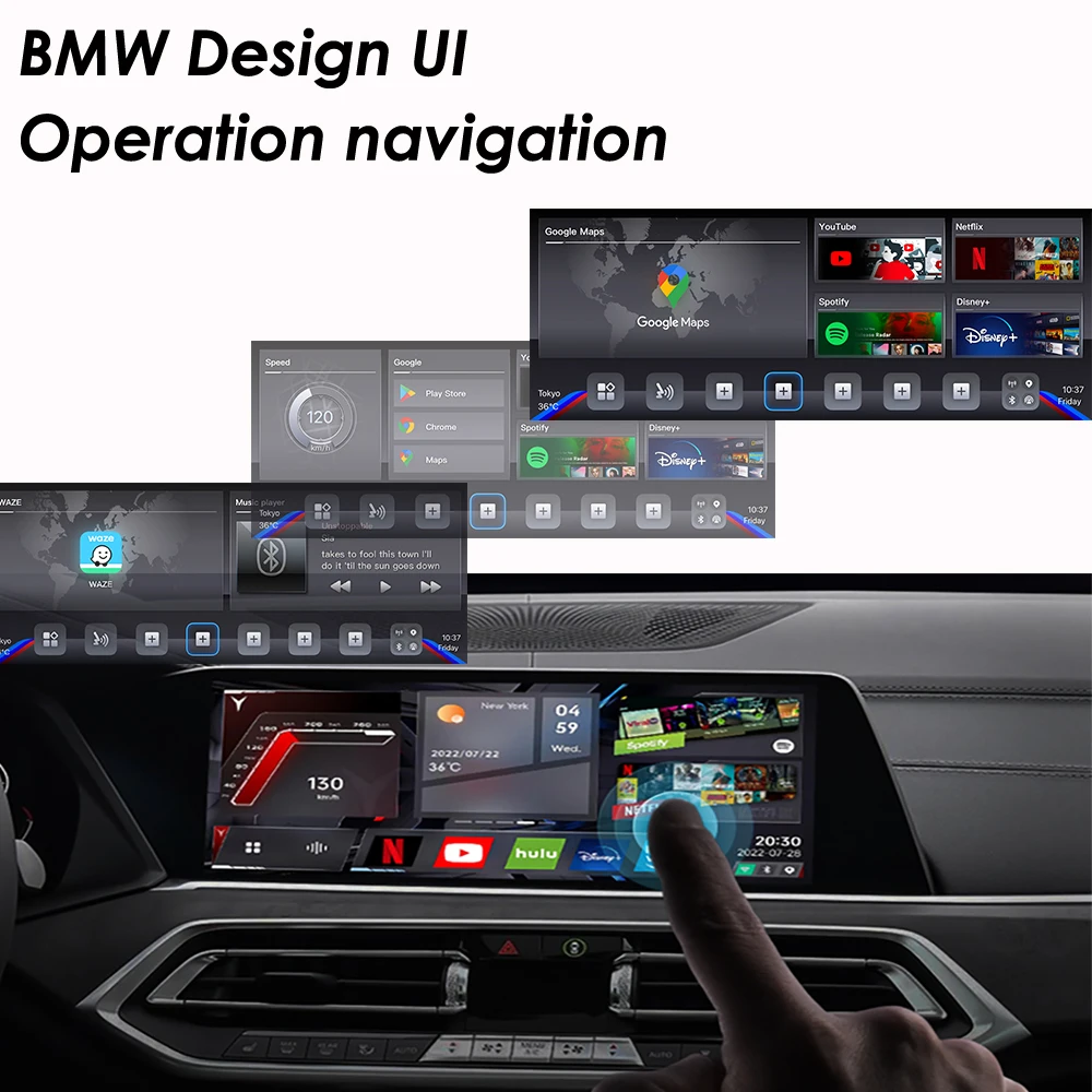 Android 13 Ai коробка для BMW MINI X4 X5 X6 X7 i3 ID6 ID7 ID8 Netflix Youtube Google Play магазин Smart Box Carplay